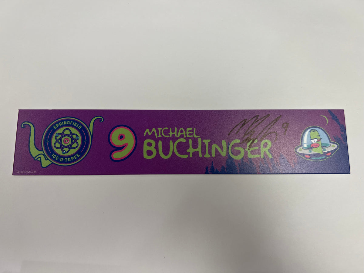 2025-26 Springfield Ice-O-Topes Locker Nameplate