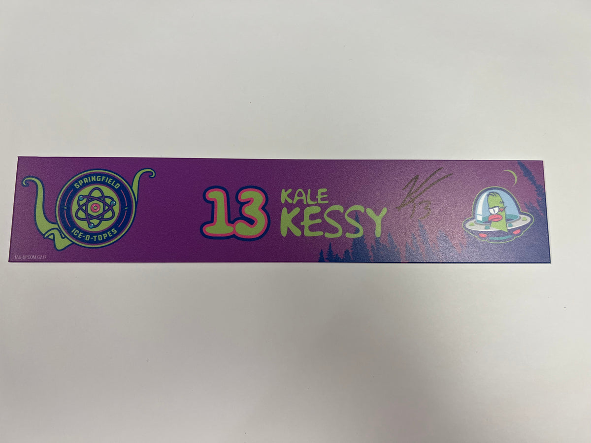 2025-26 Springfield Ice-O-Topes Locker Nameplate