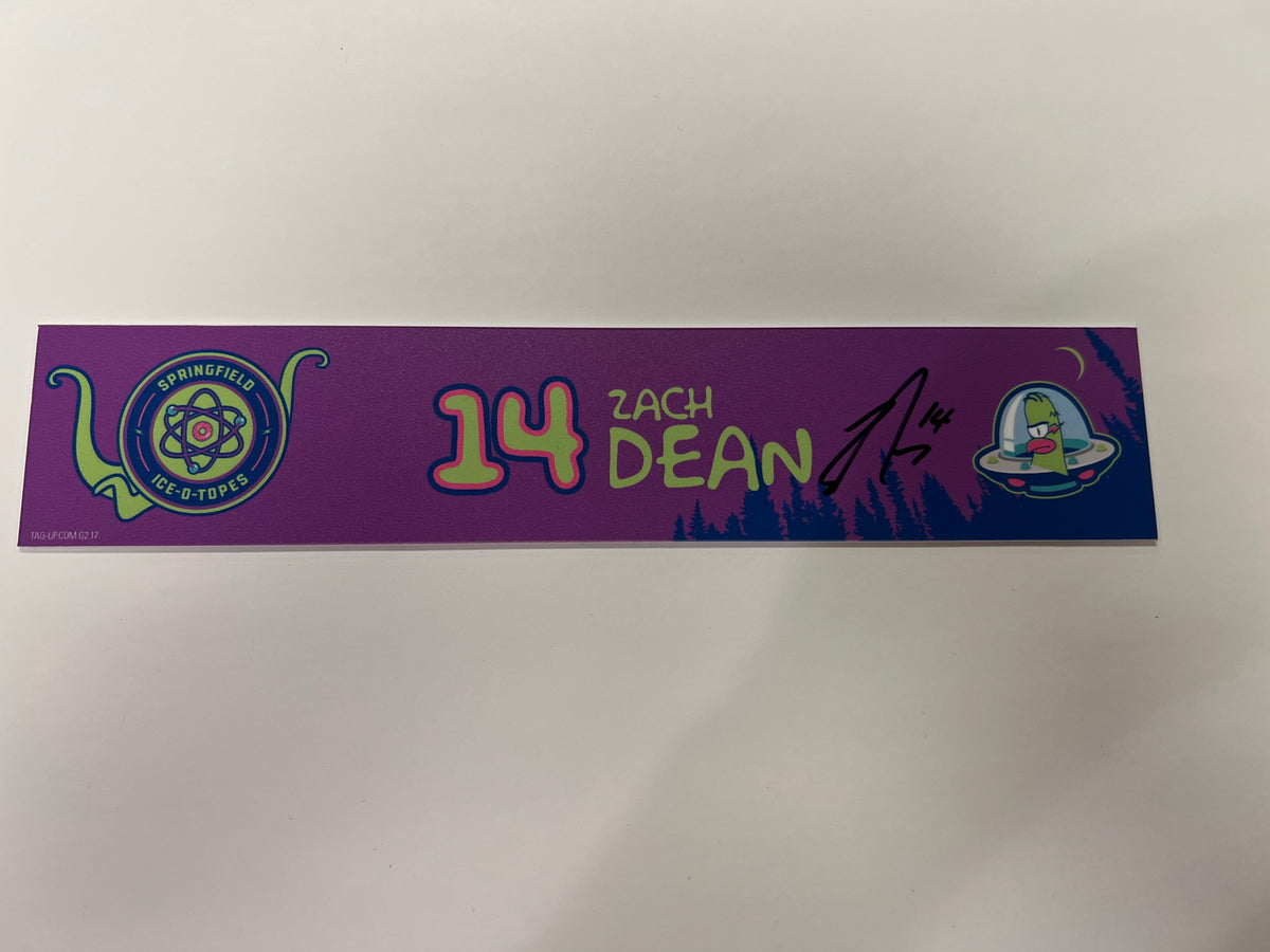 2025-26 Springfield Ice-O-Topes Locker Nameplate