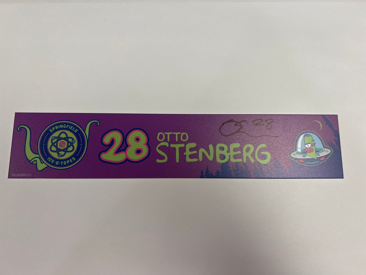 2025-26 Springfield Ice-O-Topes Locker Nameplate
