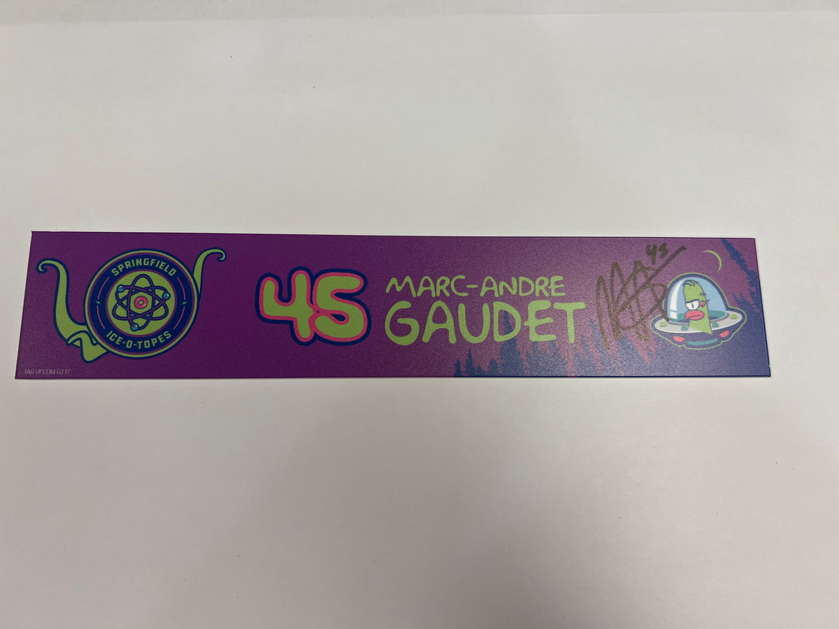 2025-26 Springfield Ice-O-Topes Locker Nameplate