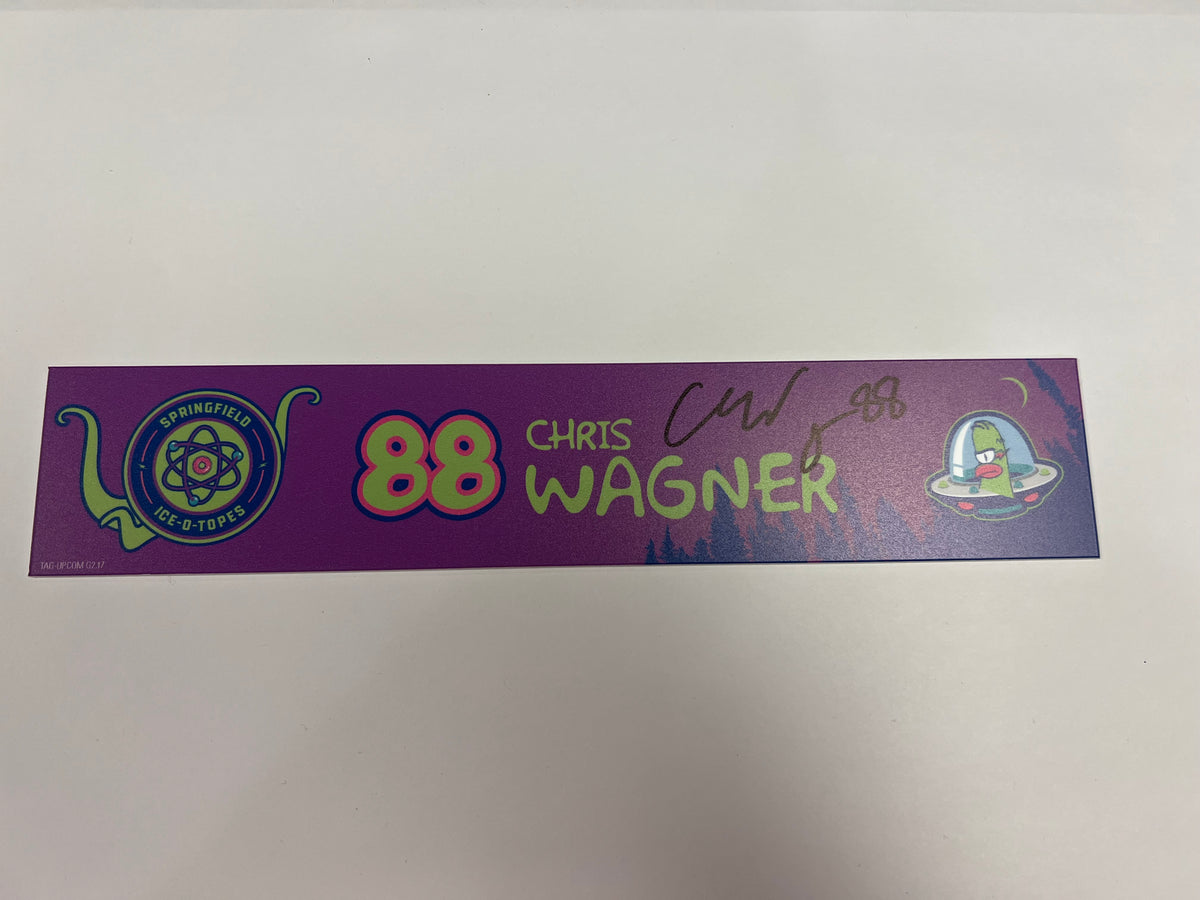 2025-26 Springfield Ice-O-Topes Locker Nameplate