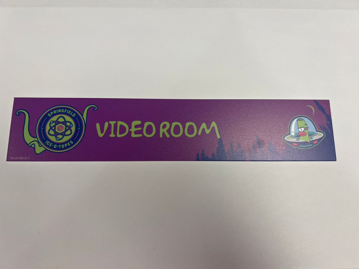 2025-26 Springfield Ice-O-Topes Locker Nameplate