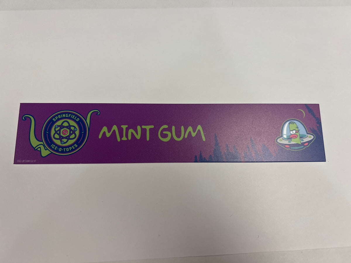 2025-26 Springfield Ice-O-Topes Locker Nameplate