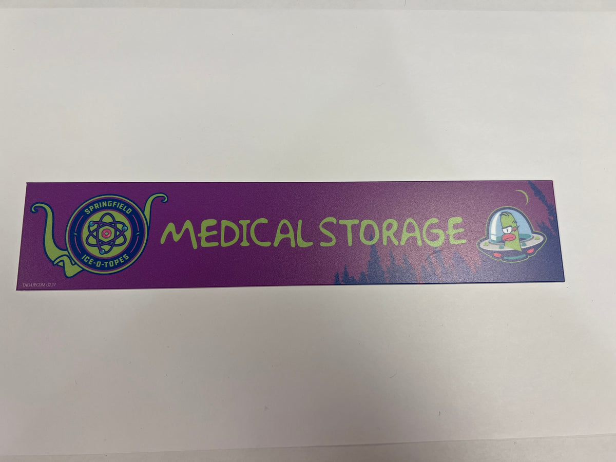 2025-26 Springfield Ice-O-Topes Locker Nameplate