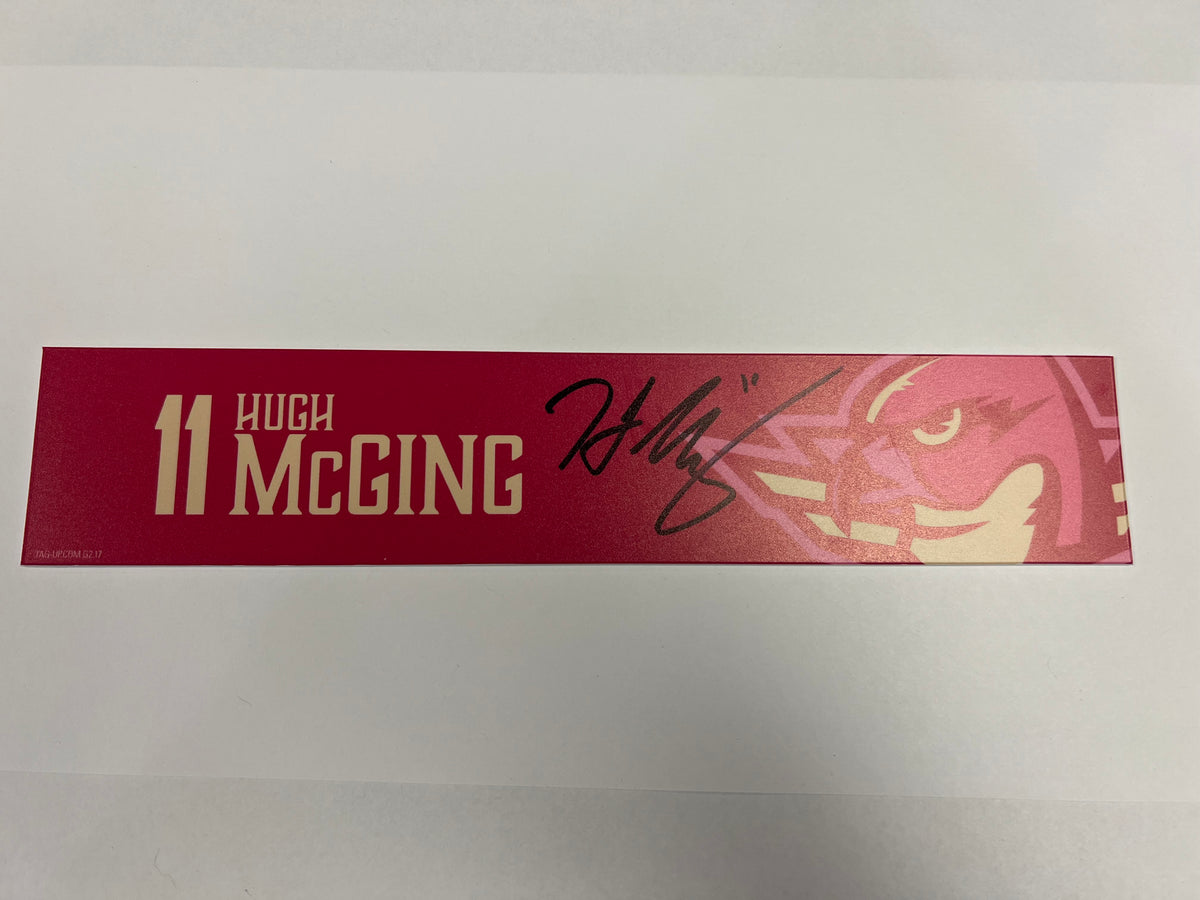 2025-26 Pink in the Rink Locker Nameplate
