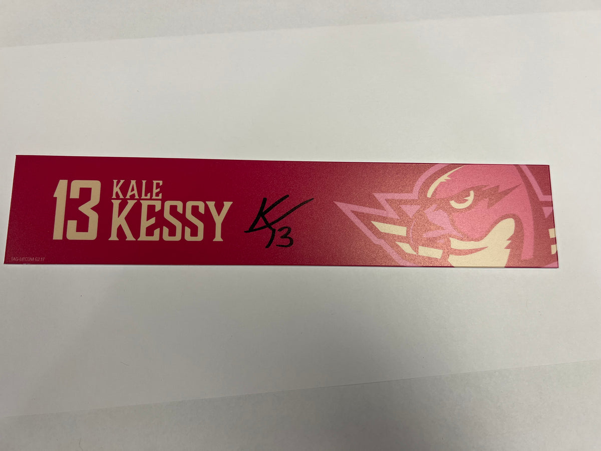 2025-26 Pink in the Rink Locker Nameplate