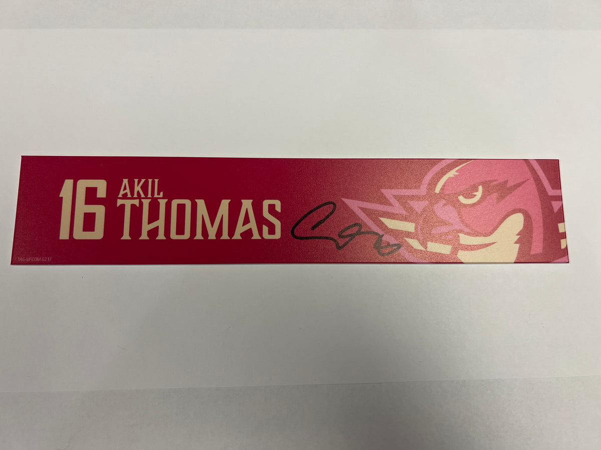 2025-26 Pink in the Rink Locker Nameplate