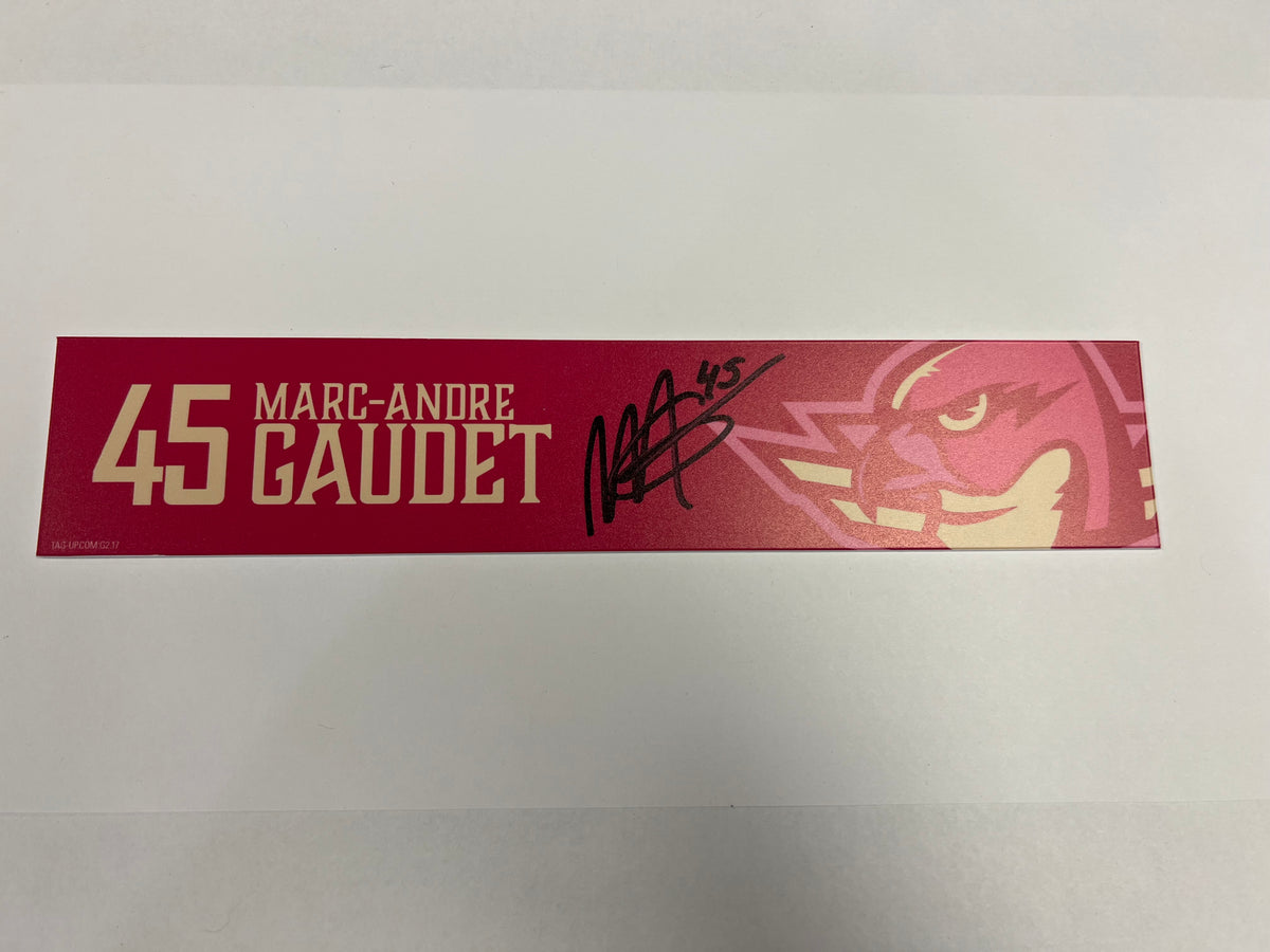 2025-26 Pink in the Rink Locker Nameplate