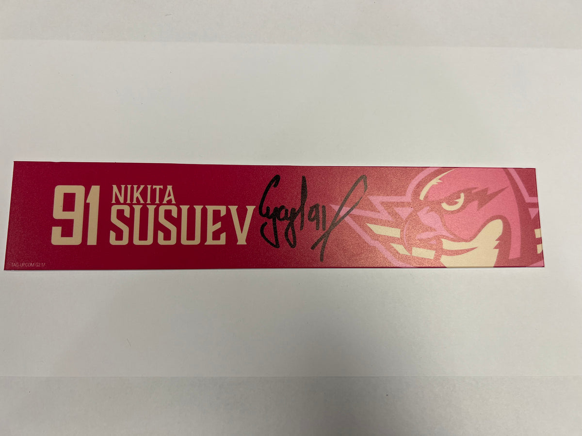 2025-26 Pink in the Rink Locker Nameplate