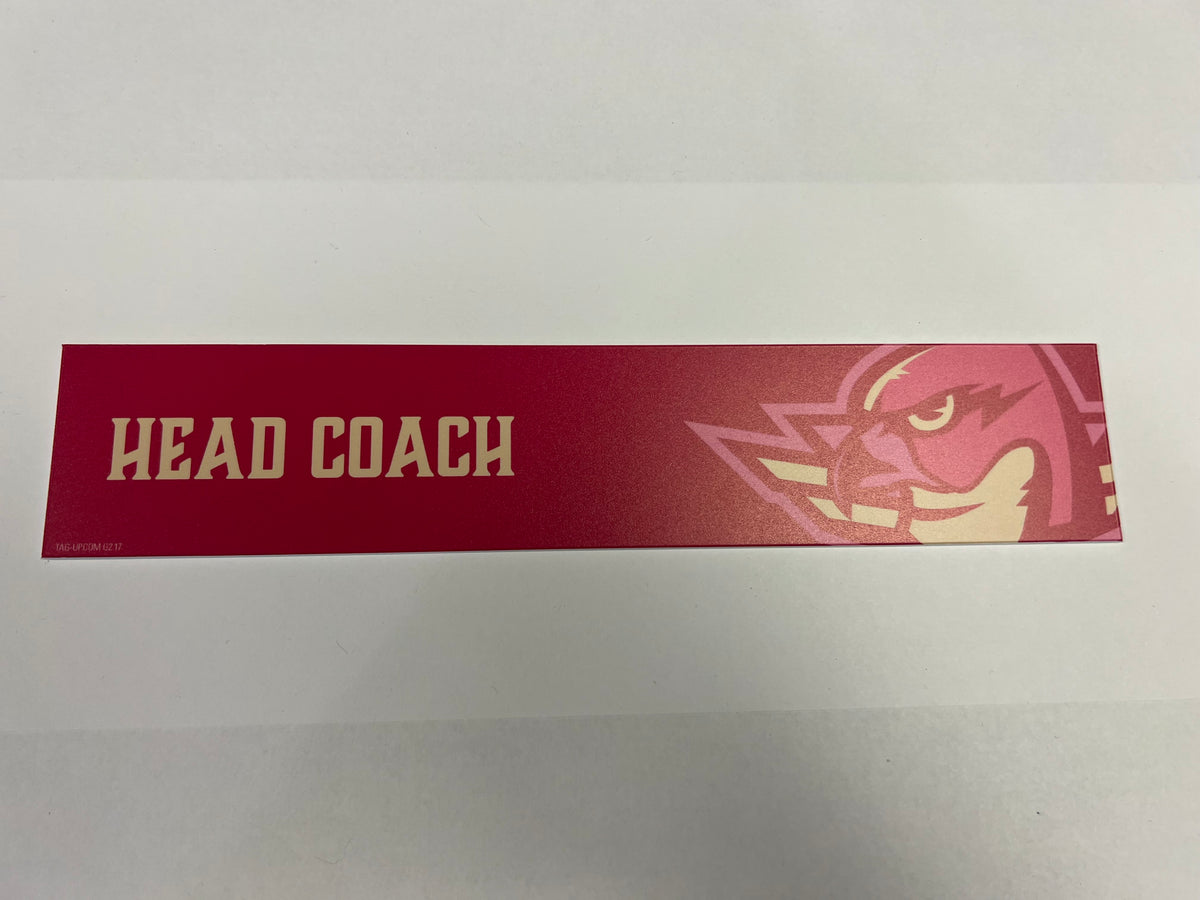 2025-26 Pink in the Rink Locker Nameplate