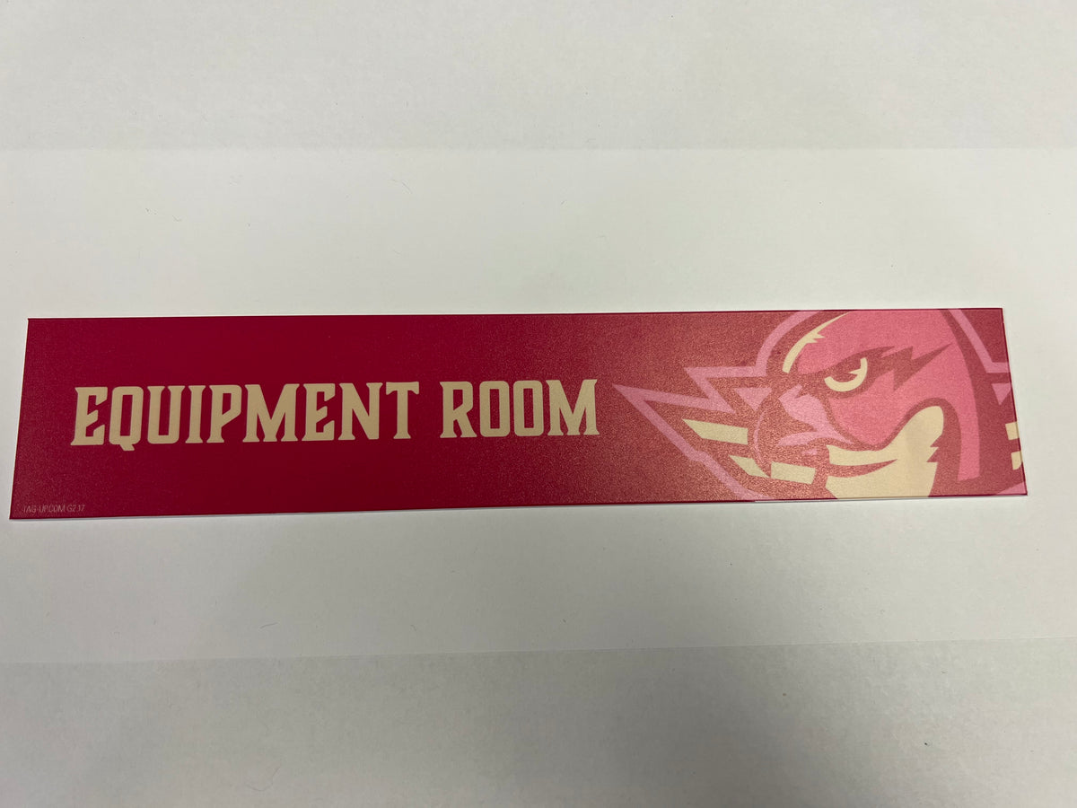 2025-26 Pink in the Rink Locker Nameplate