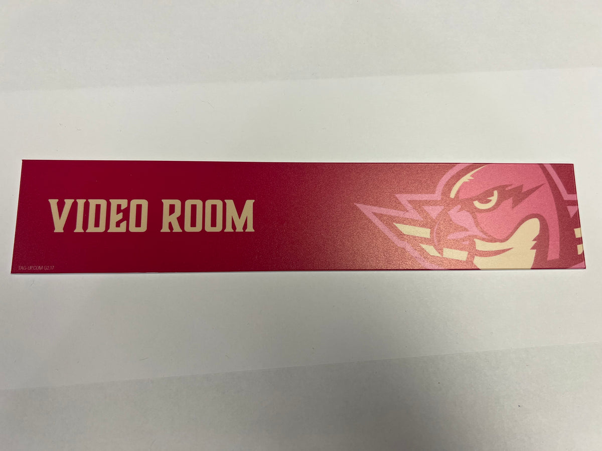 2025-26 Pink in the Rink Locker Nameplate