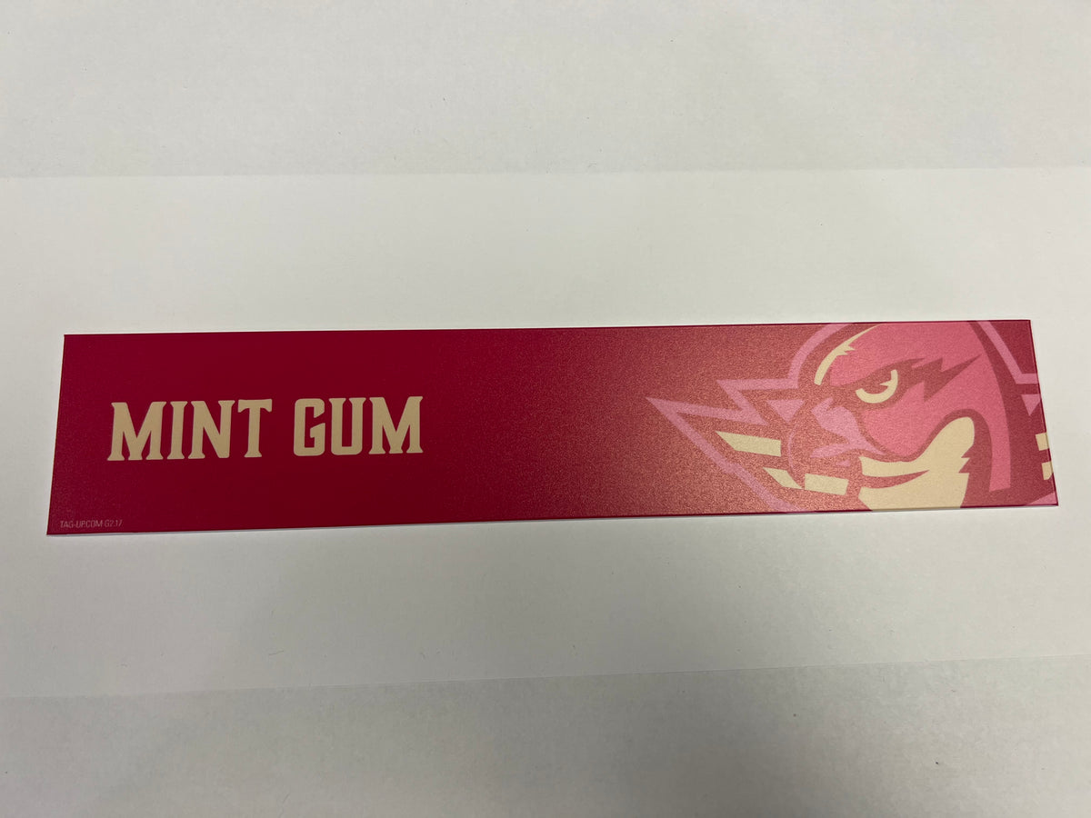 2025-26 Pink in the Rink Locker Nameplate