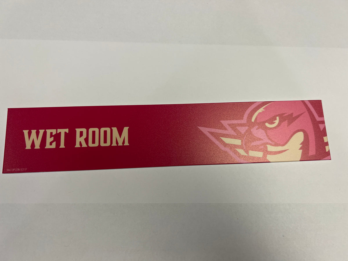 2025-26 Pink in the Rink Locker Nameplate