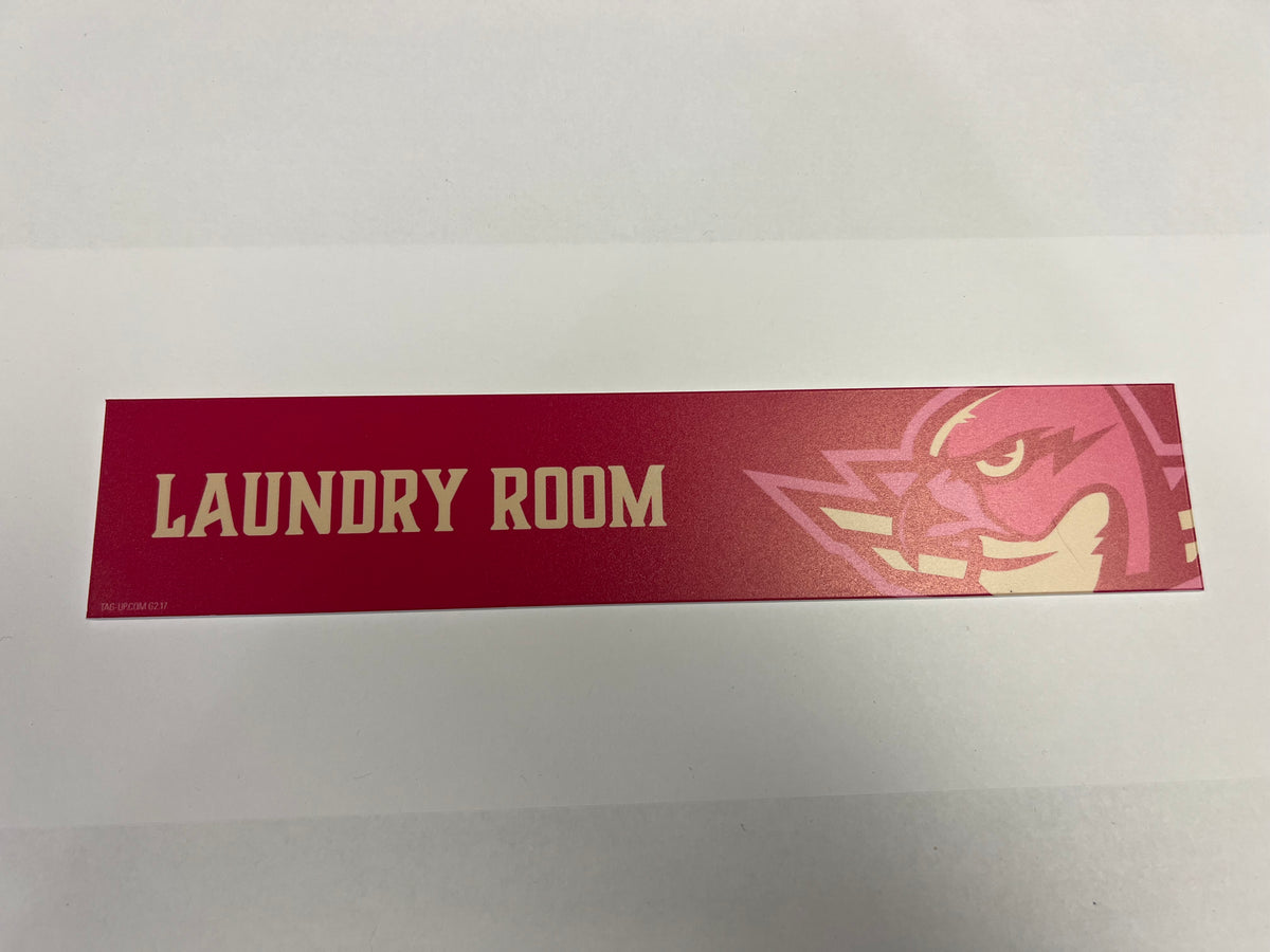 2025-26 Pink in the Rink Locker Nameplate