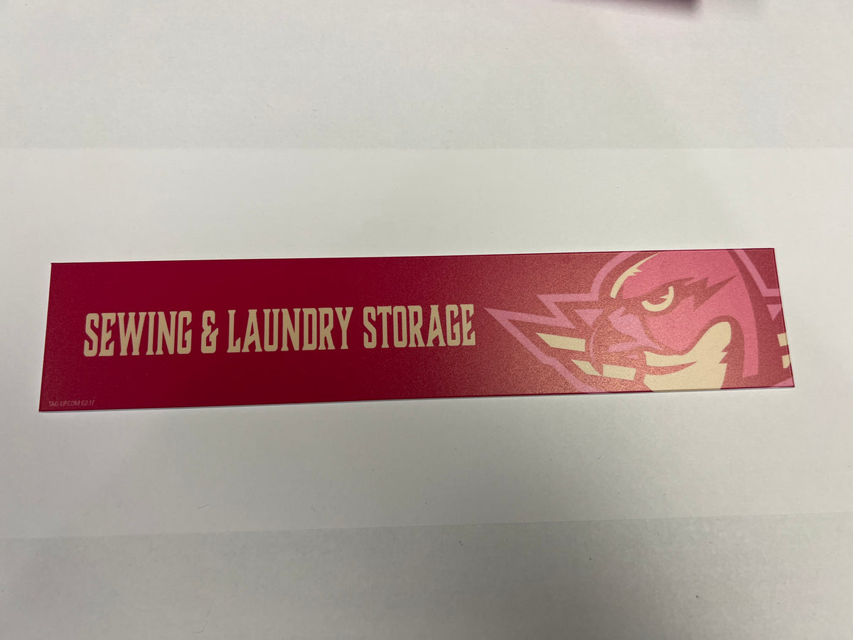 2025-26 Pink in the Rink Locker Nameplate