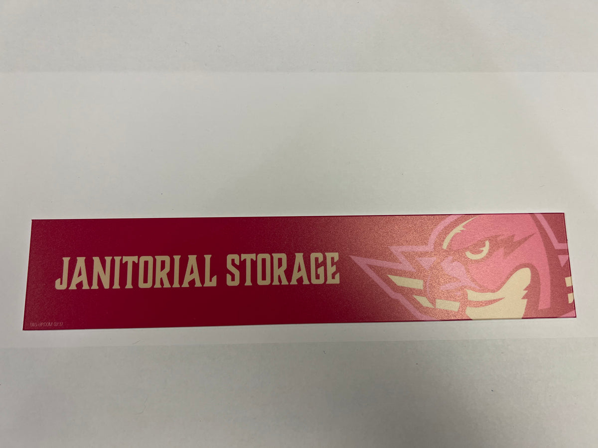 2025-26 Pink in the Rink Locker Nameplate