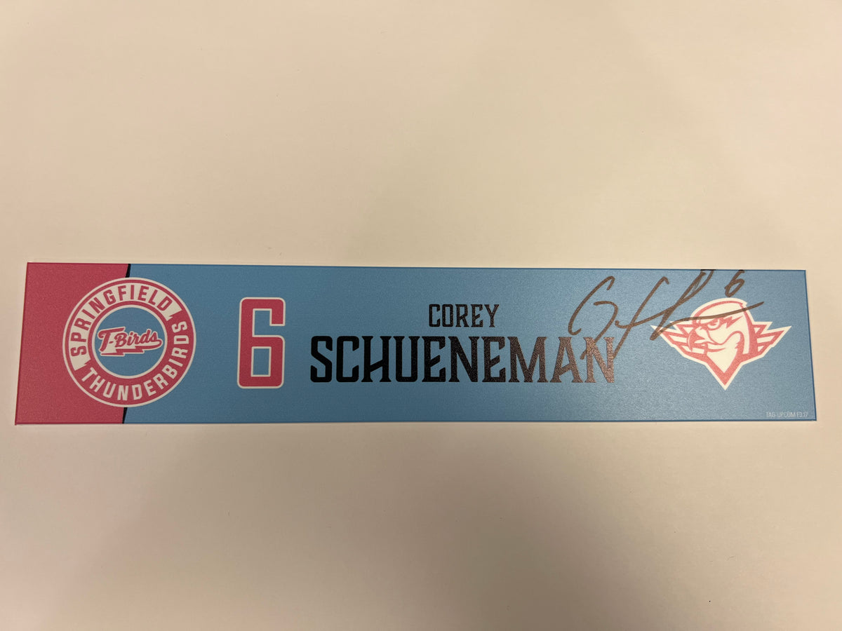 2024-25 Pink in the Rink Night Locker Nameplate
