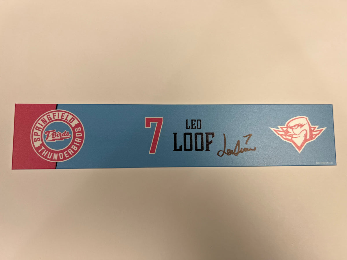 2024-25 Pink in the Rink Night Locker Nameplate