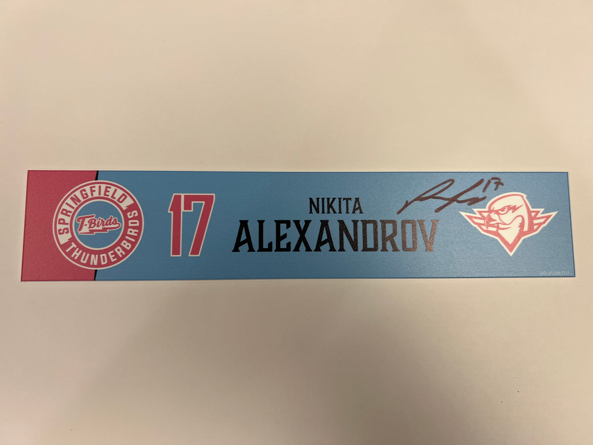 2024-25 Pink in the Rink Night Locker Nameplate