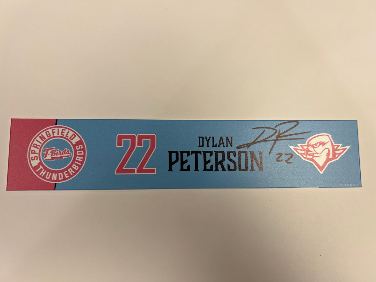 2024-25 Pink in the Rink Night Locker Nameplate