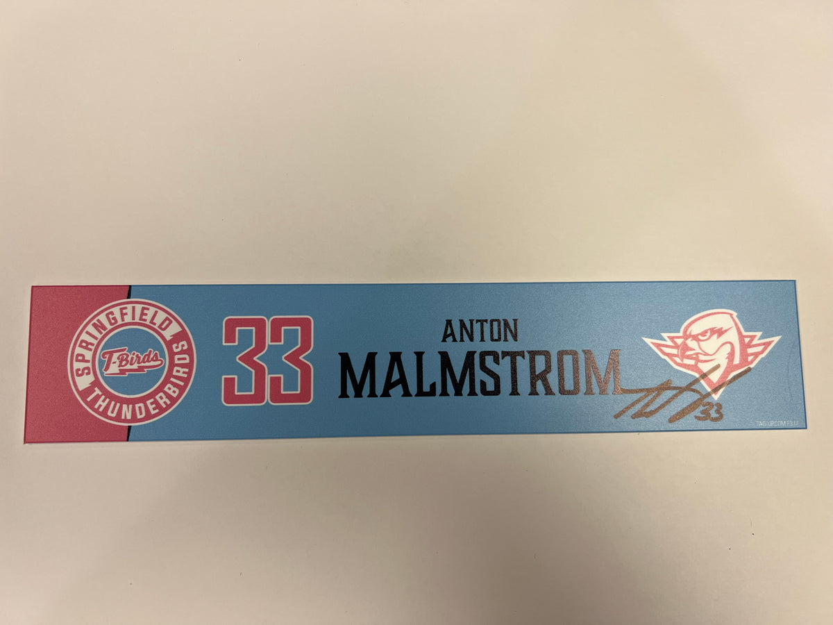 2024-25 Pink in the Rink Night Locker Nameplate