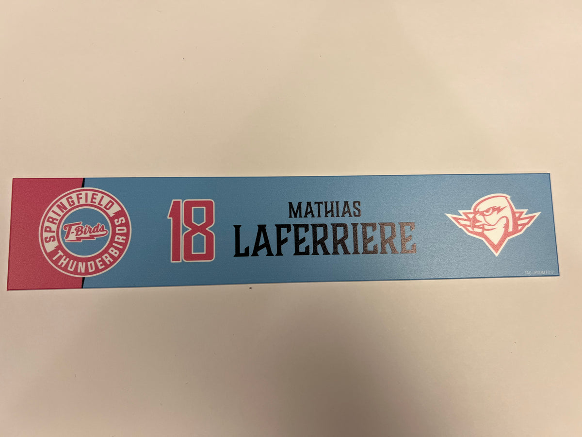 2024-25 Pink in the Rink Night Locker Nameplate