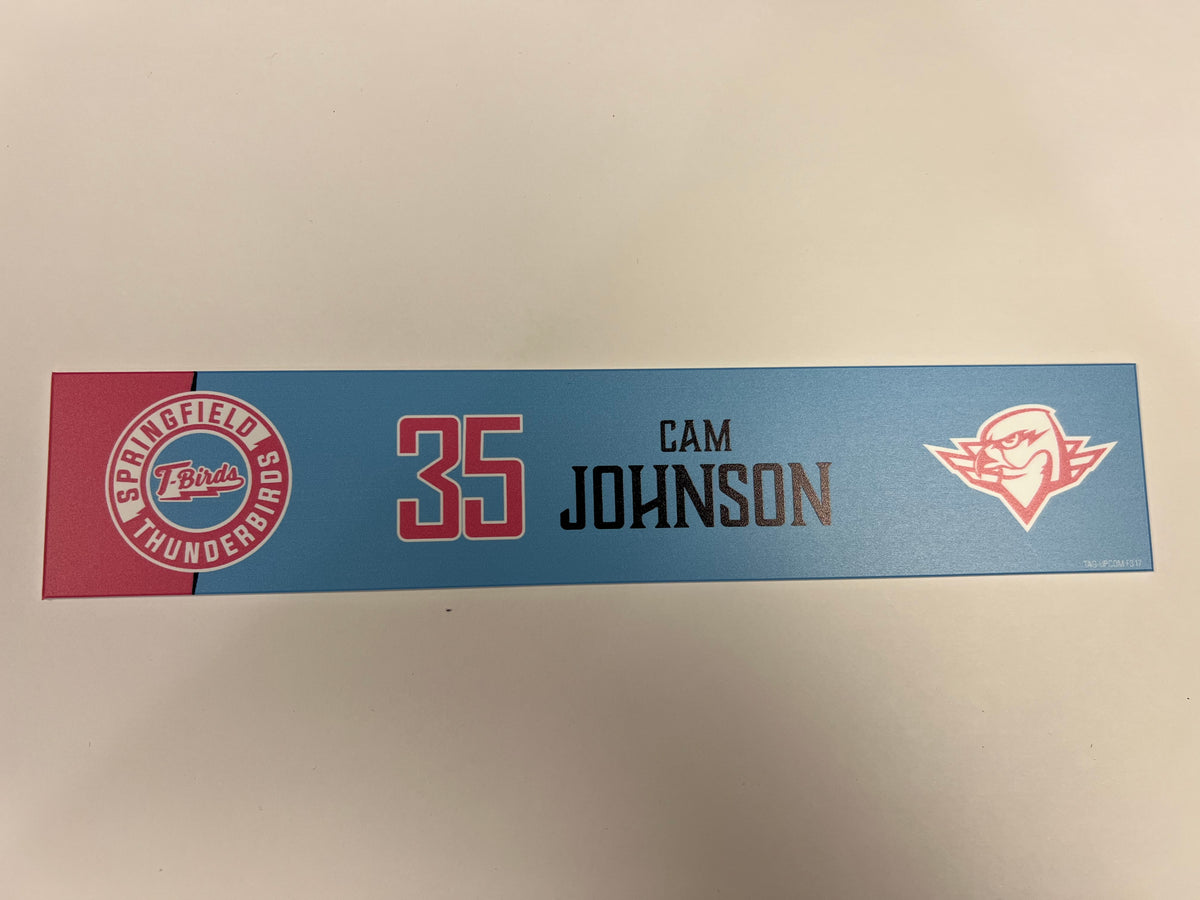 2024-25 Pink in the Rink Night Locker Nameplate
