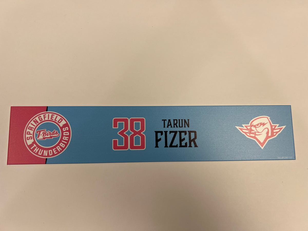 2024-25 Pink in the Rink Night Locker Nameplate