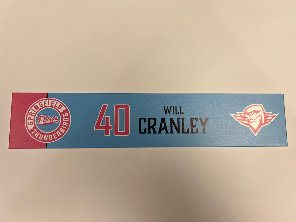 2024-25 Pink in the Rink Night Locker Nameplate