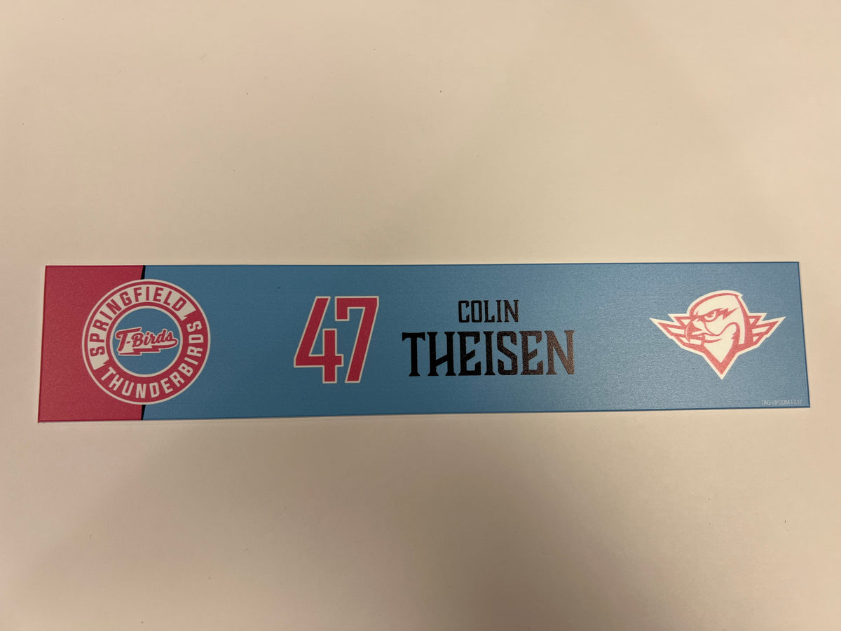 2024-25 Pink in the Rink Night Locker Nameplate