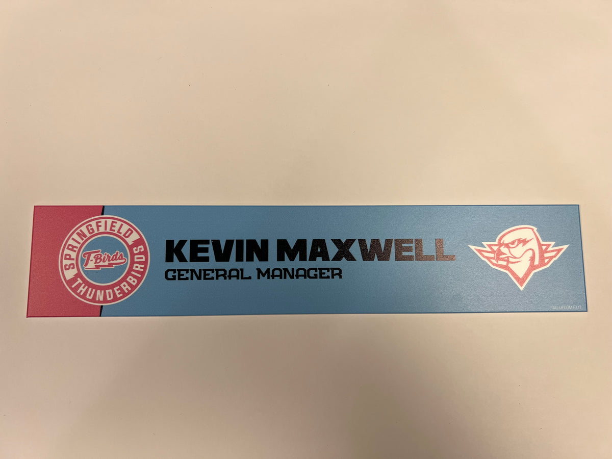 2024-25 Pink in the Rink Night Locker Nameplate