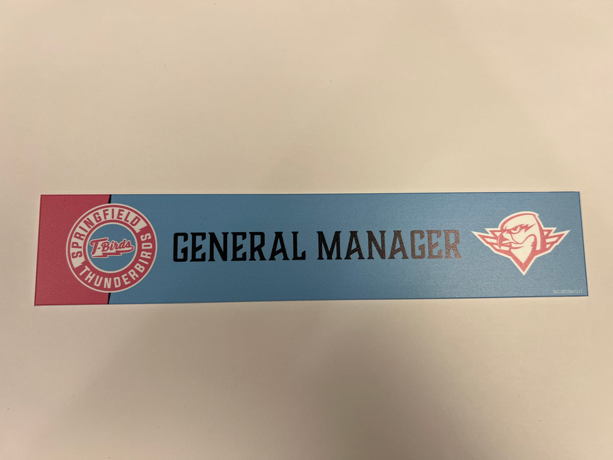 2024-25 Pink in the Rink Night Locker Nameplate