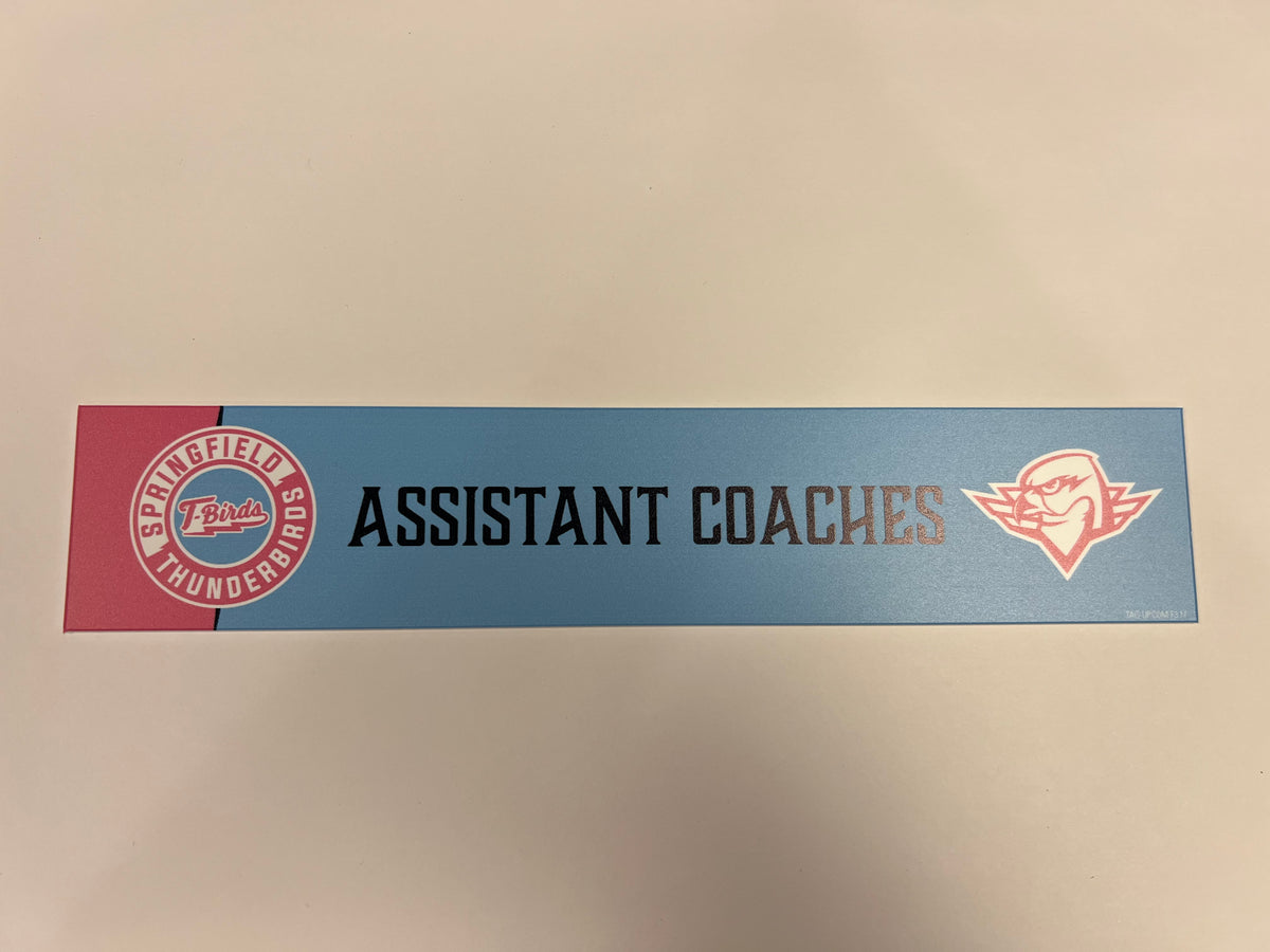 2024-25 Pink in the Rink Night Locker Nameplate