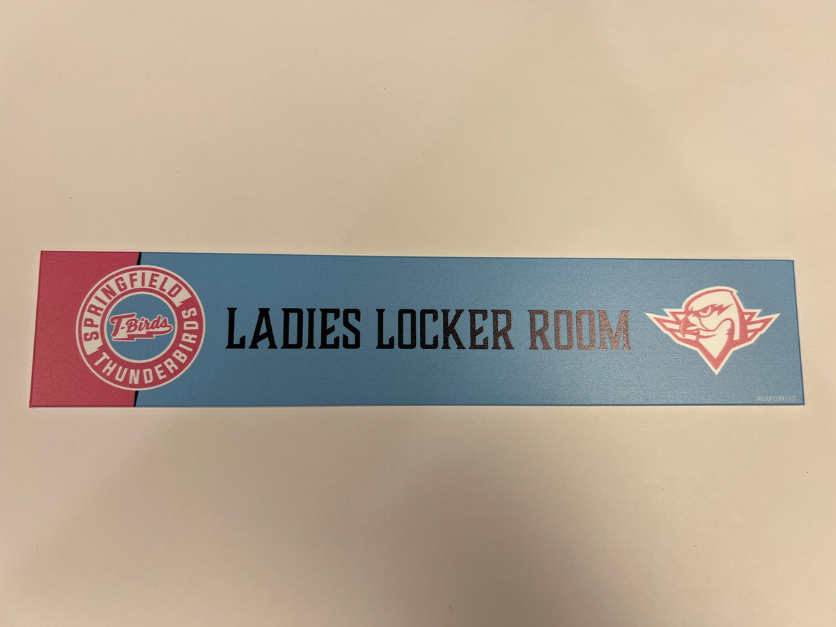 2024-25 Pink in the Rink Night Locker Nameplate