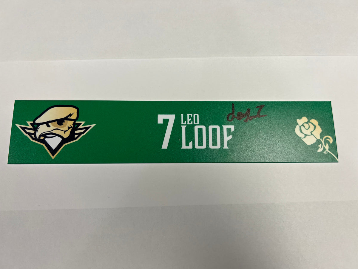 2025-26 Irish Nights Locker Nameplate