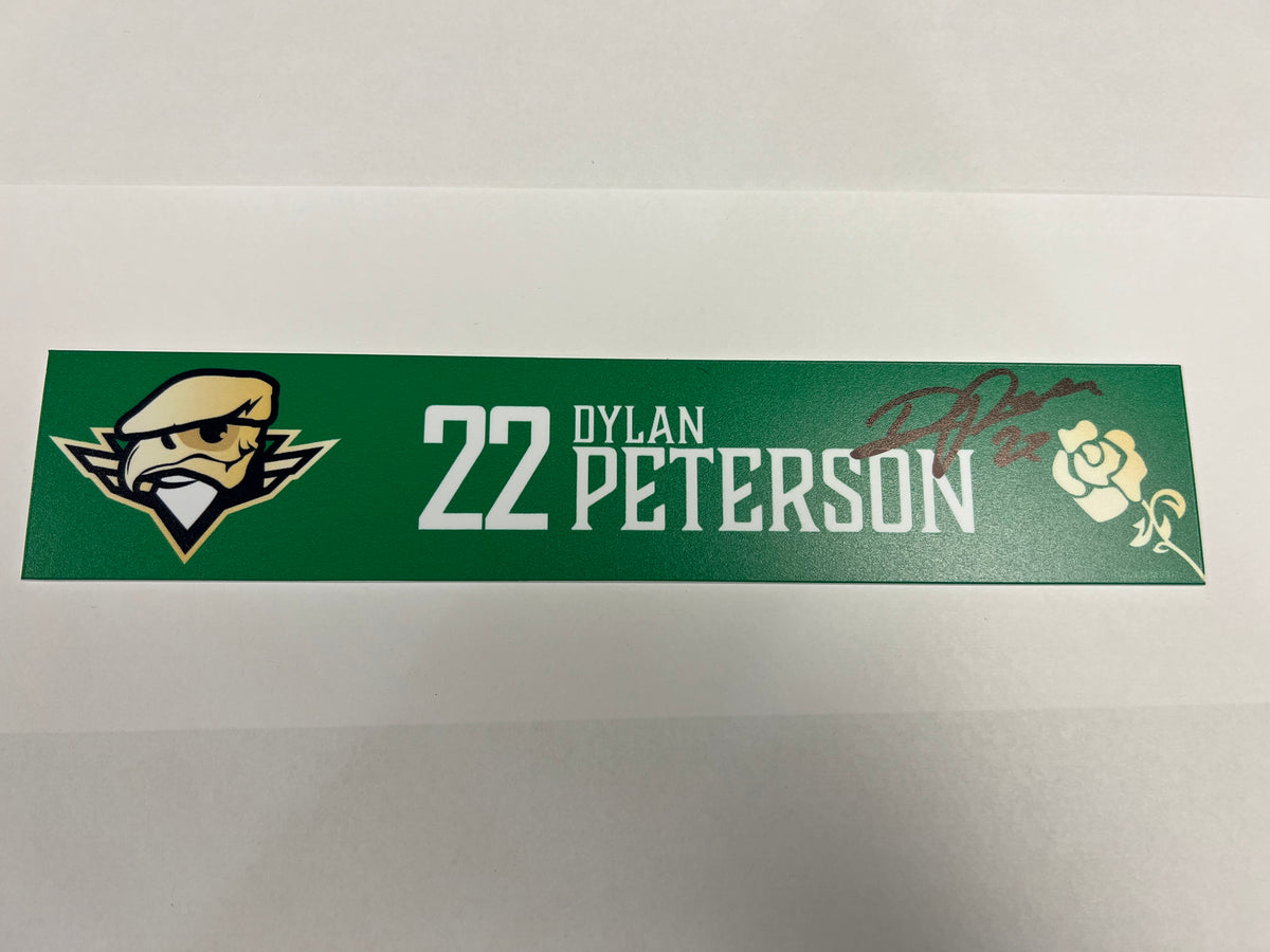 2025-26 Irish Nights Locker Nameplate