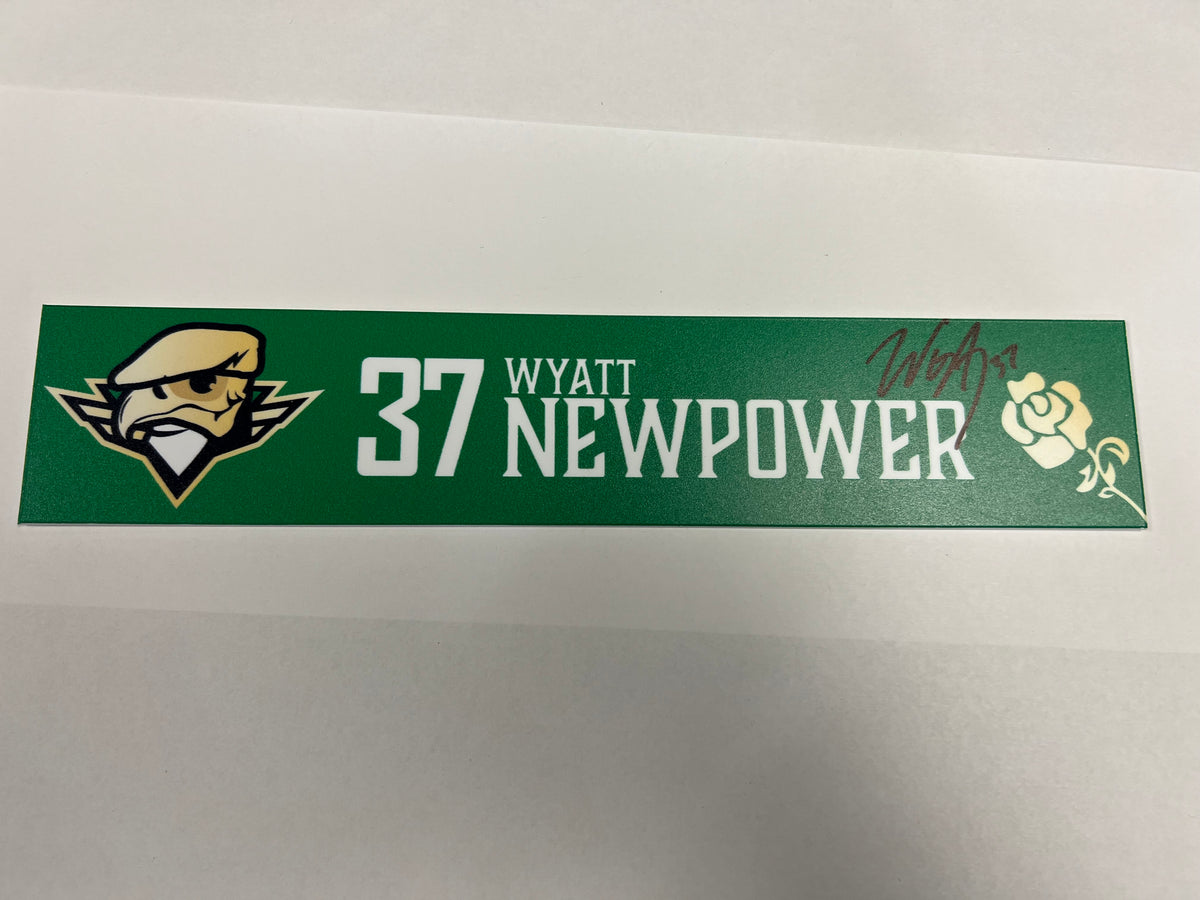2025-26 Irish Nights Locker Nameplate