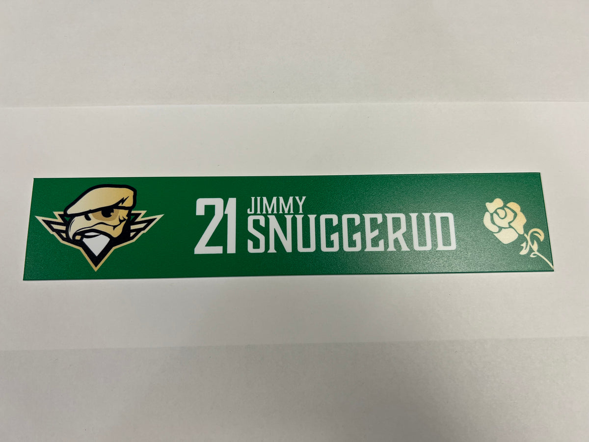 2025-26 Irish Nights Locker Nameplate