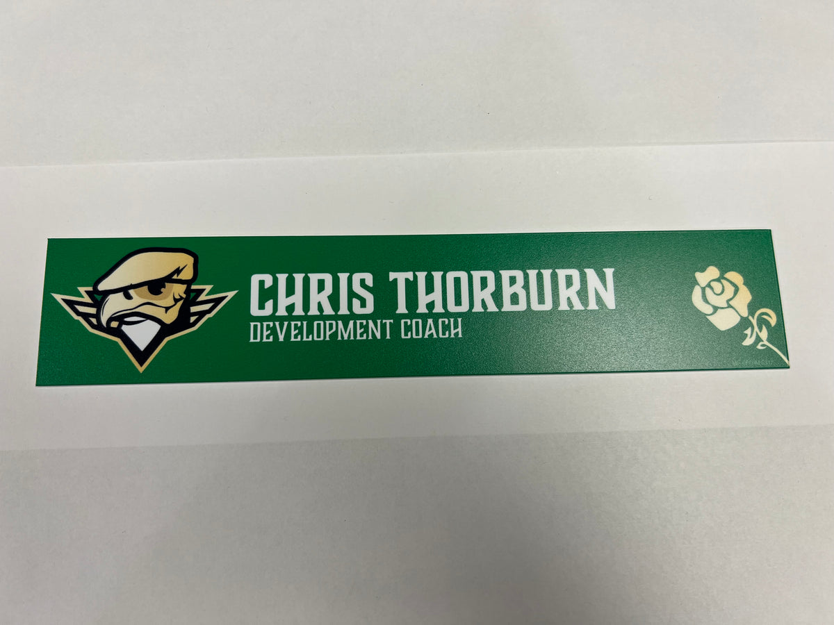 2025-26 Irish Nights Locker Nameplate