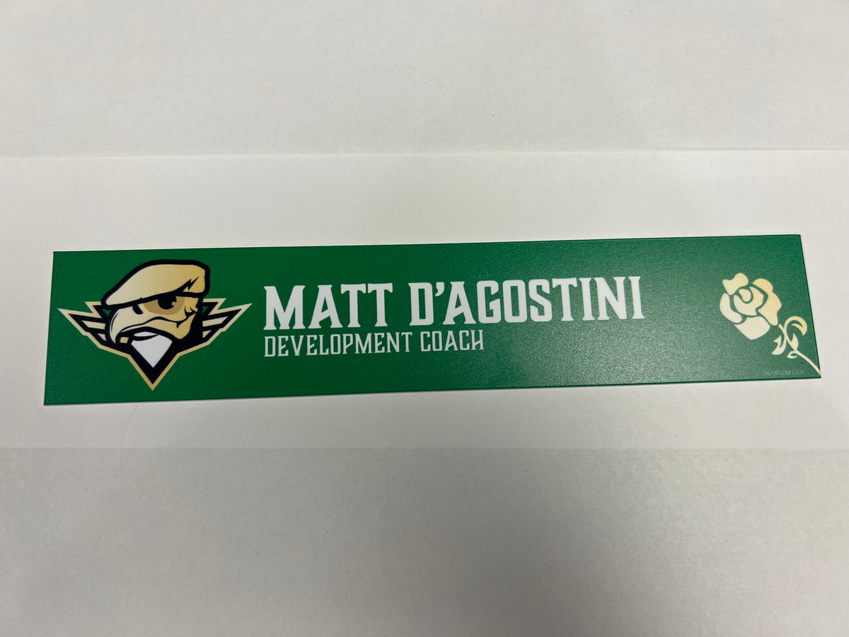 2025-26 Irish Nights Locker Nameplate