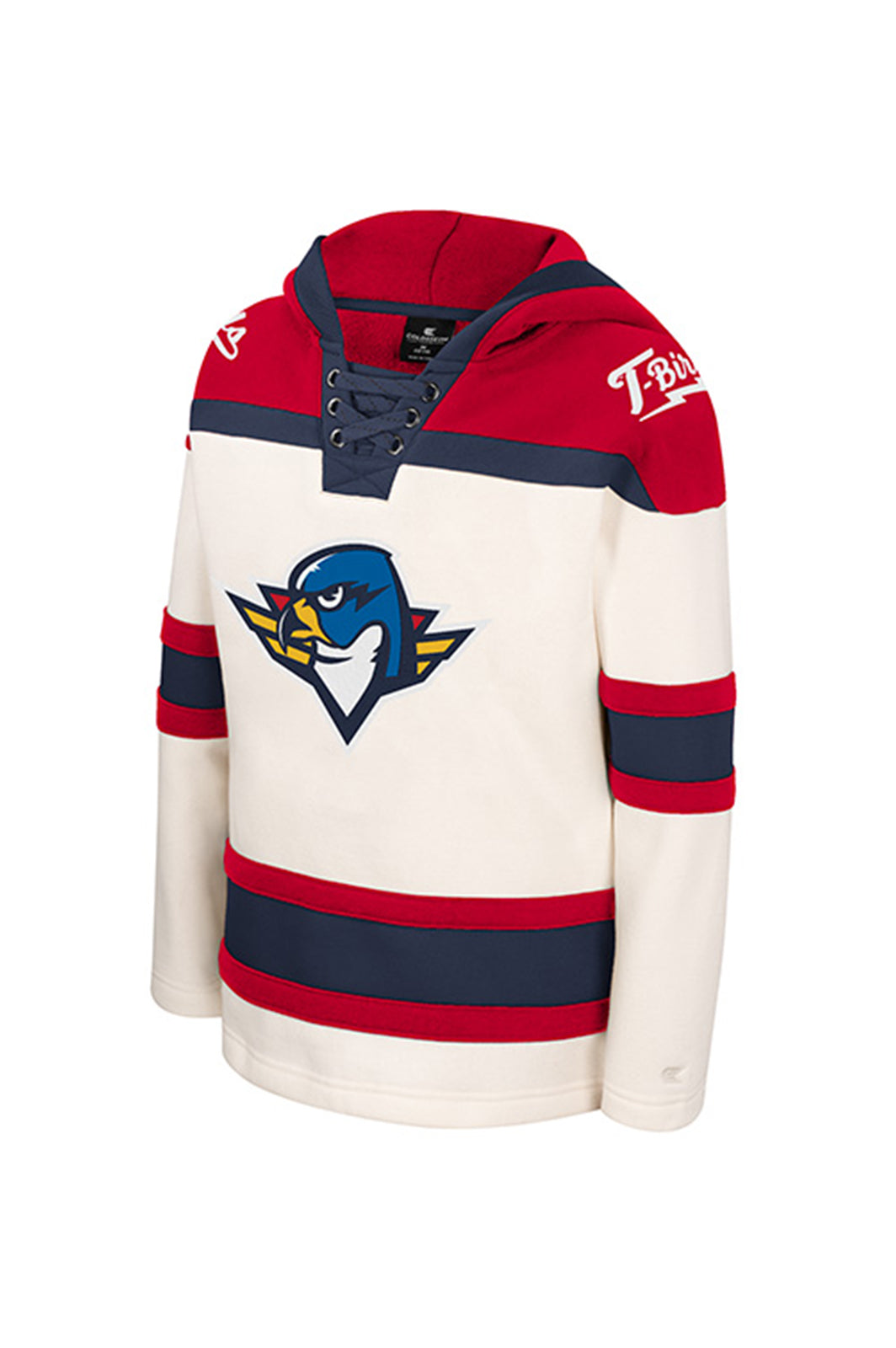 Youth Hockey Lace Hoodie - Cream
