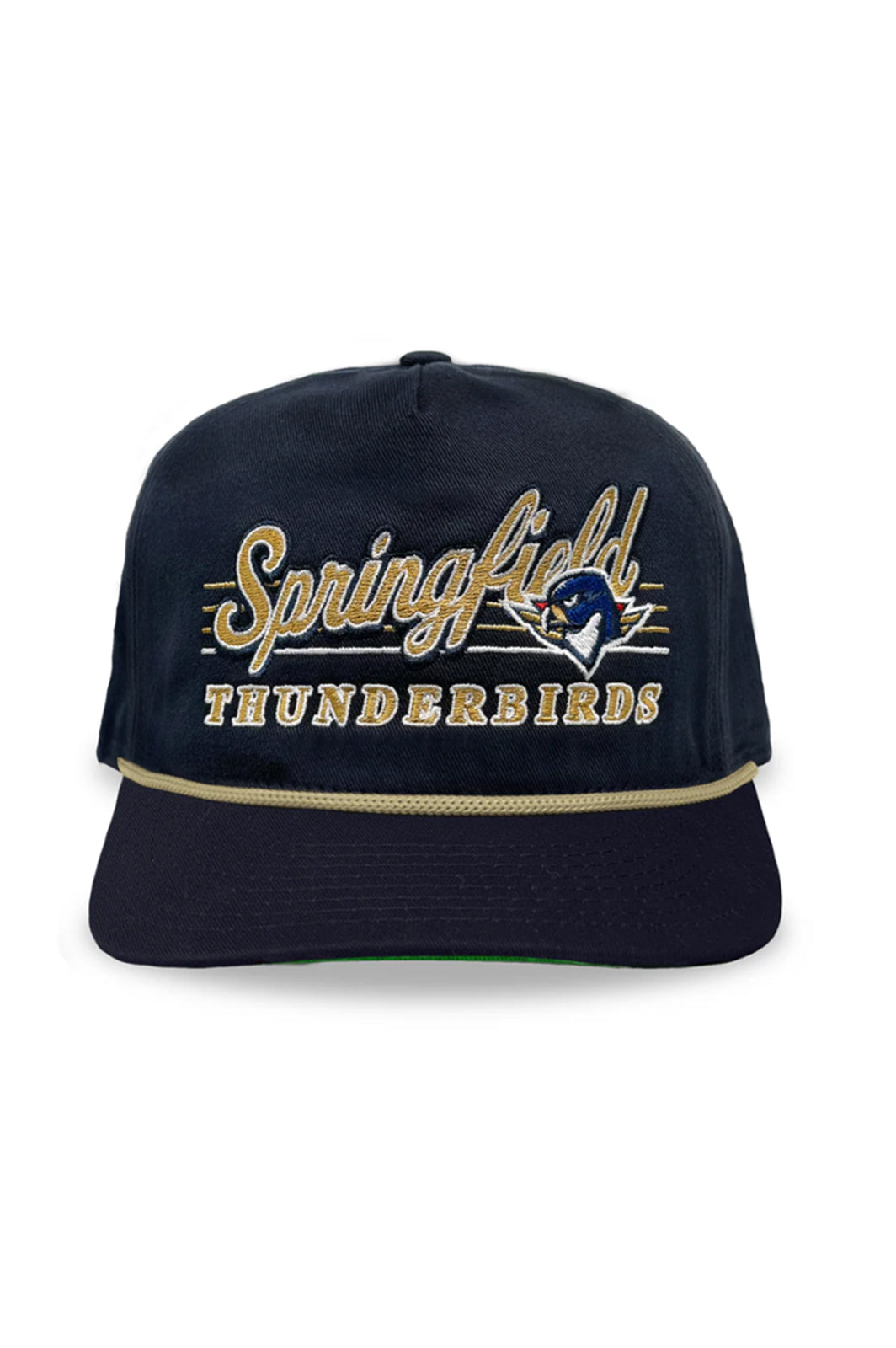 Navy Snapback w/Rope - Celly Hockey