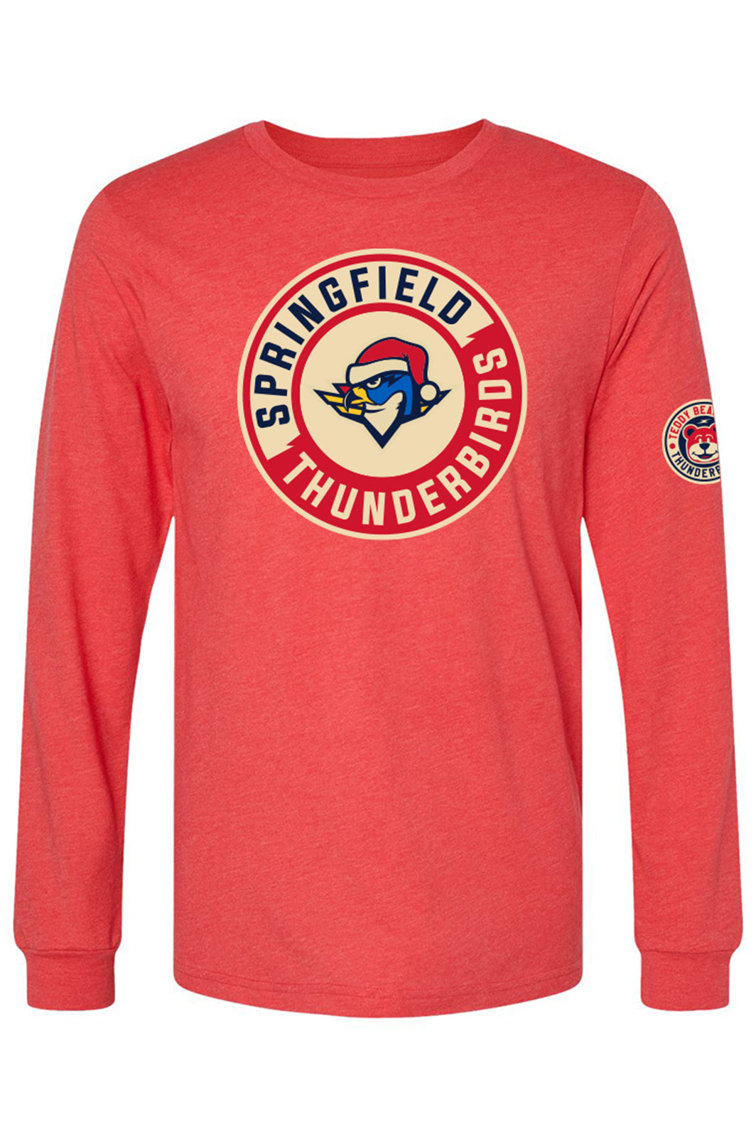 Santa Boomer Red Long Sleeve Tee