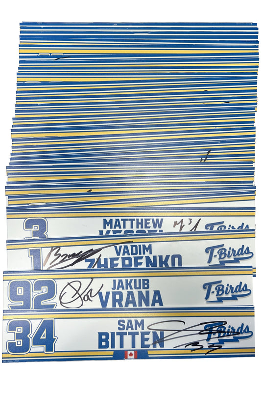 2023-24 Springfield Thunderbirds Locker Nameplate