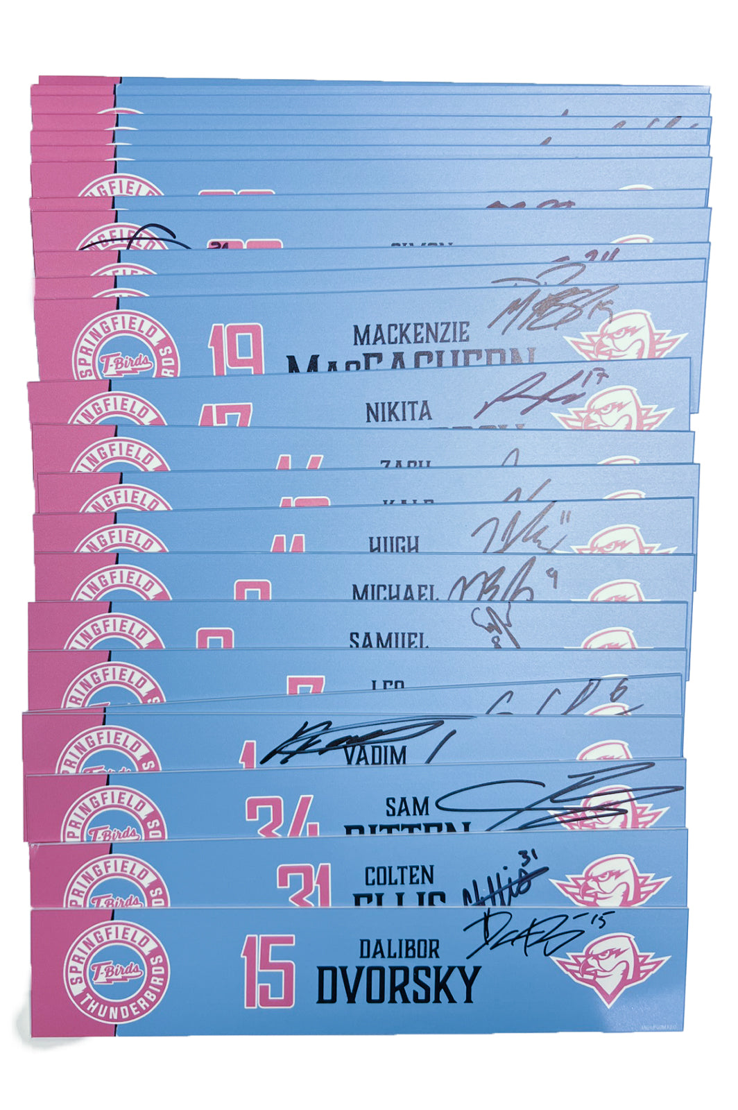 2024-25 Pink in the Rink Night Locker Nameplate