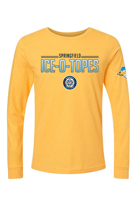 Ice-O-Topes Yellow Long Sleeve Formal Tee